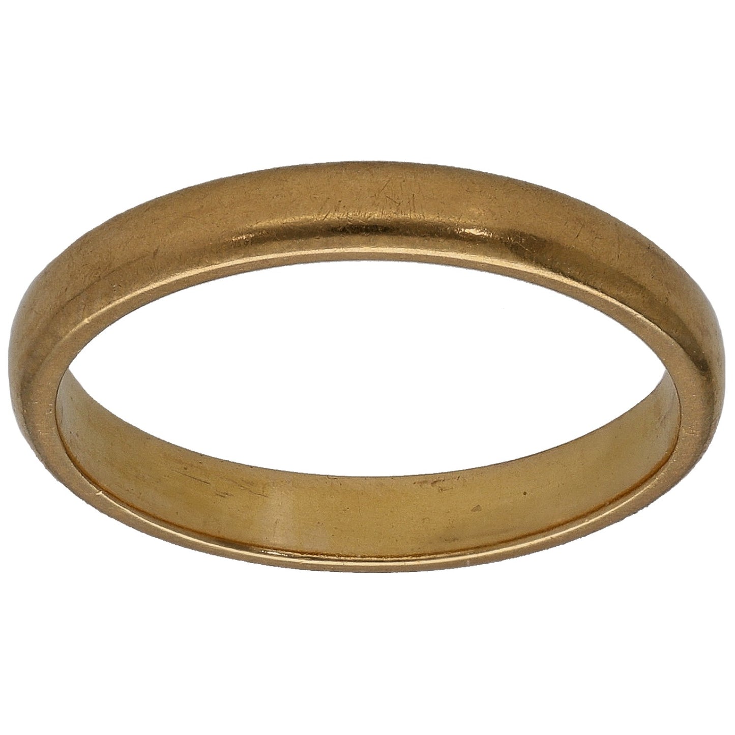 22ct Gold Plain Wedding Ring Size K