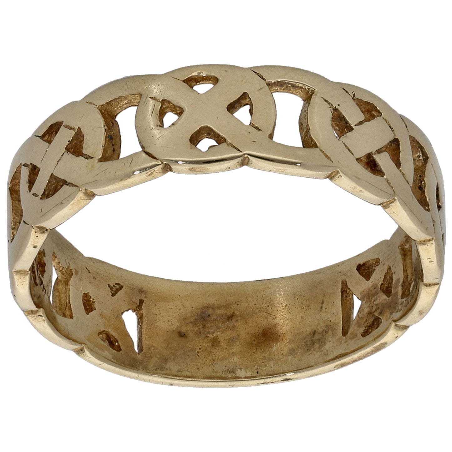 9ct Gold Alternative Ring Size Q