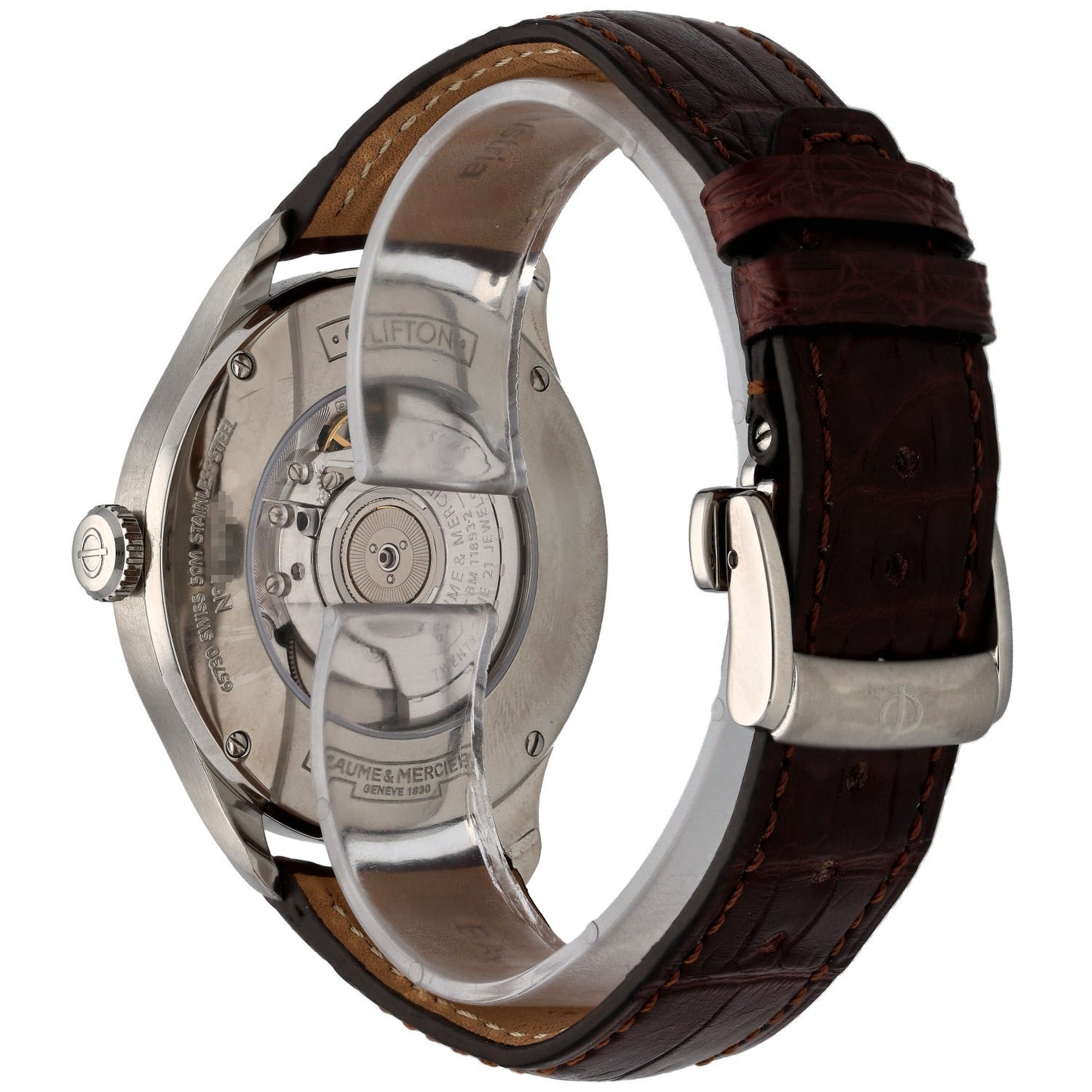 Baume Et Mercier Clifton 43mm Stainless Steel Watch