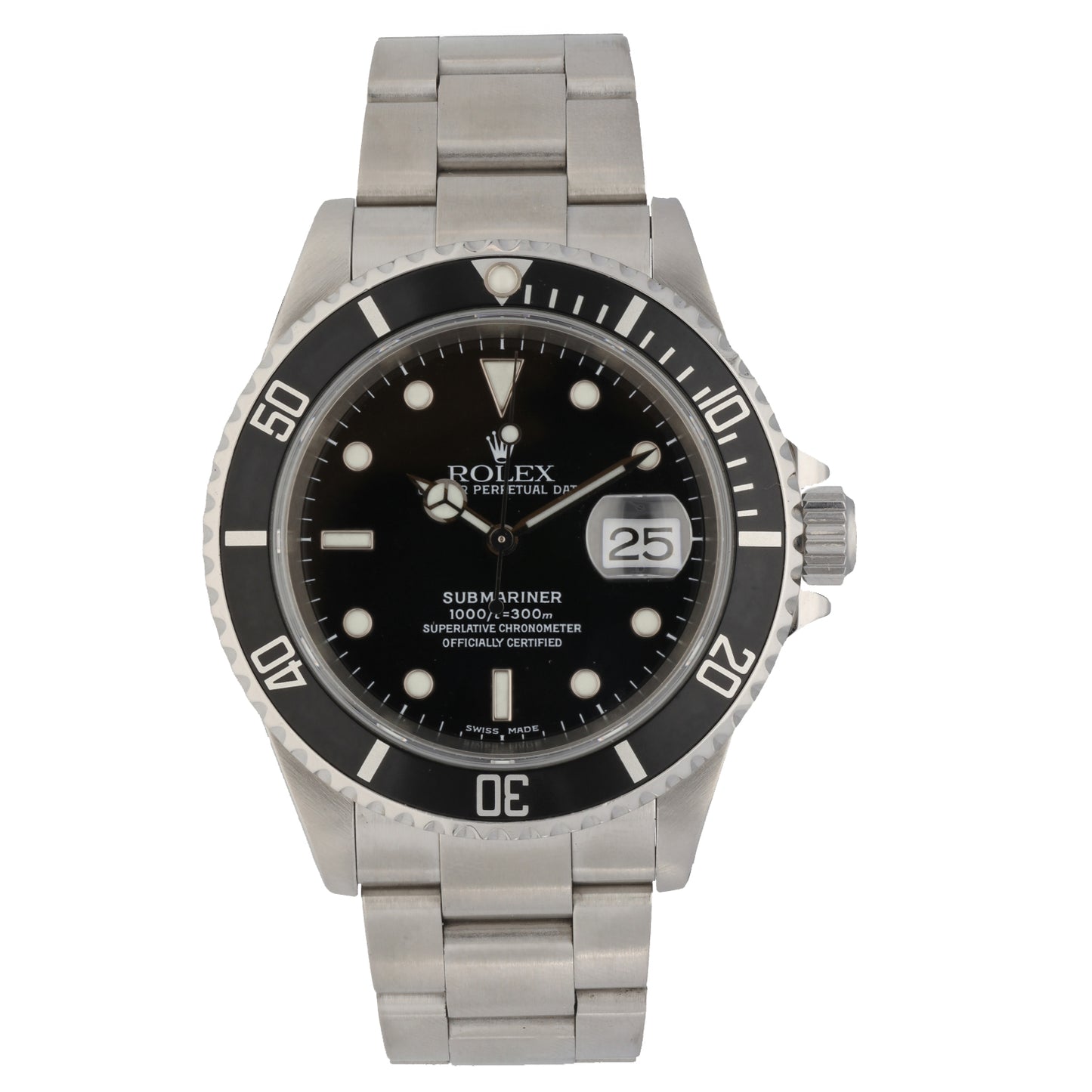 Rolex Submariner 16610 40mm Stainless Steel Watch