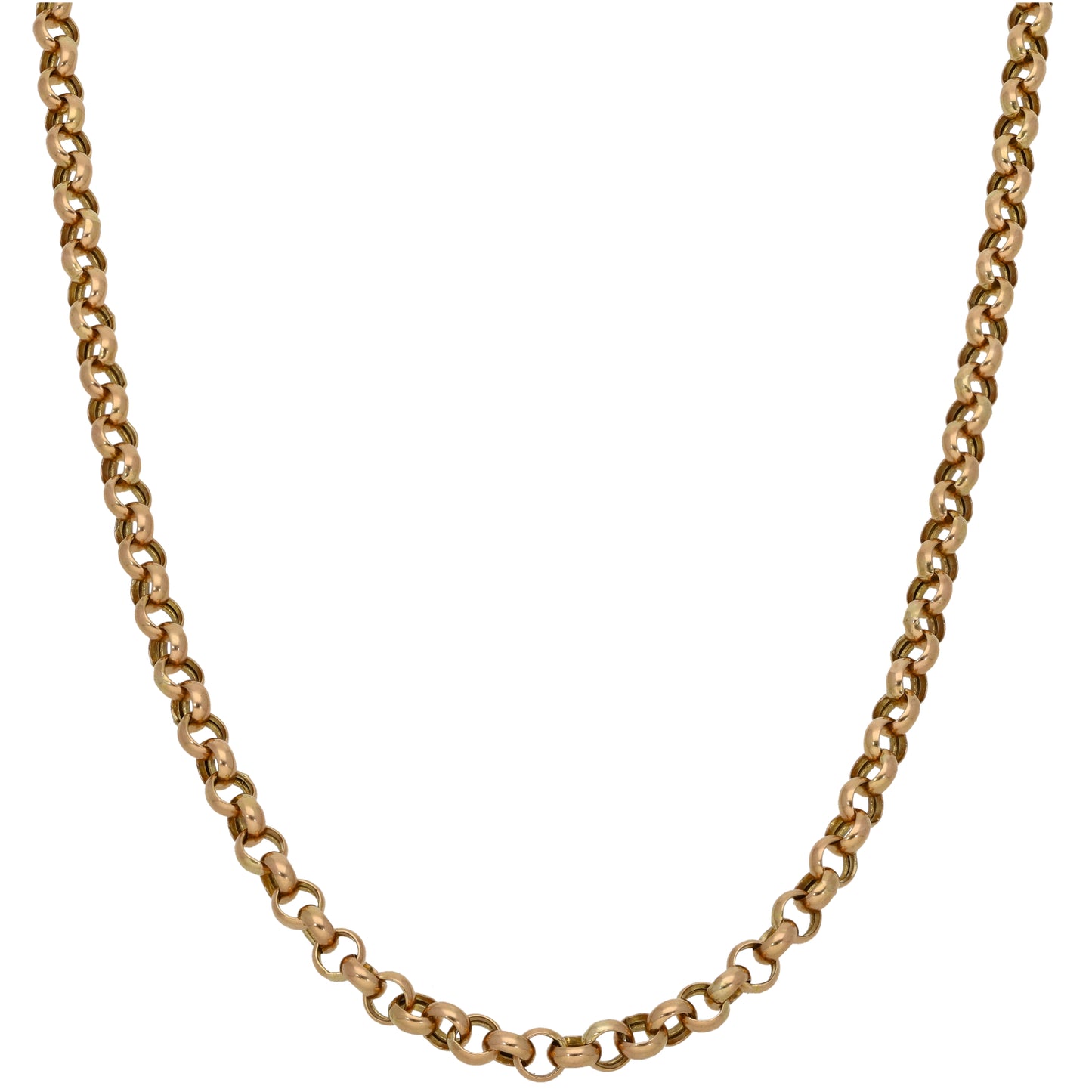 9ct Gold Belcher Chain 18"