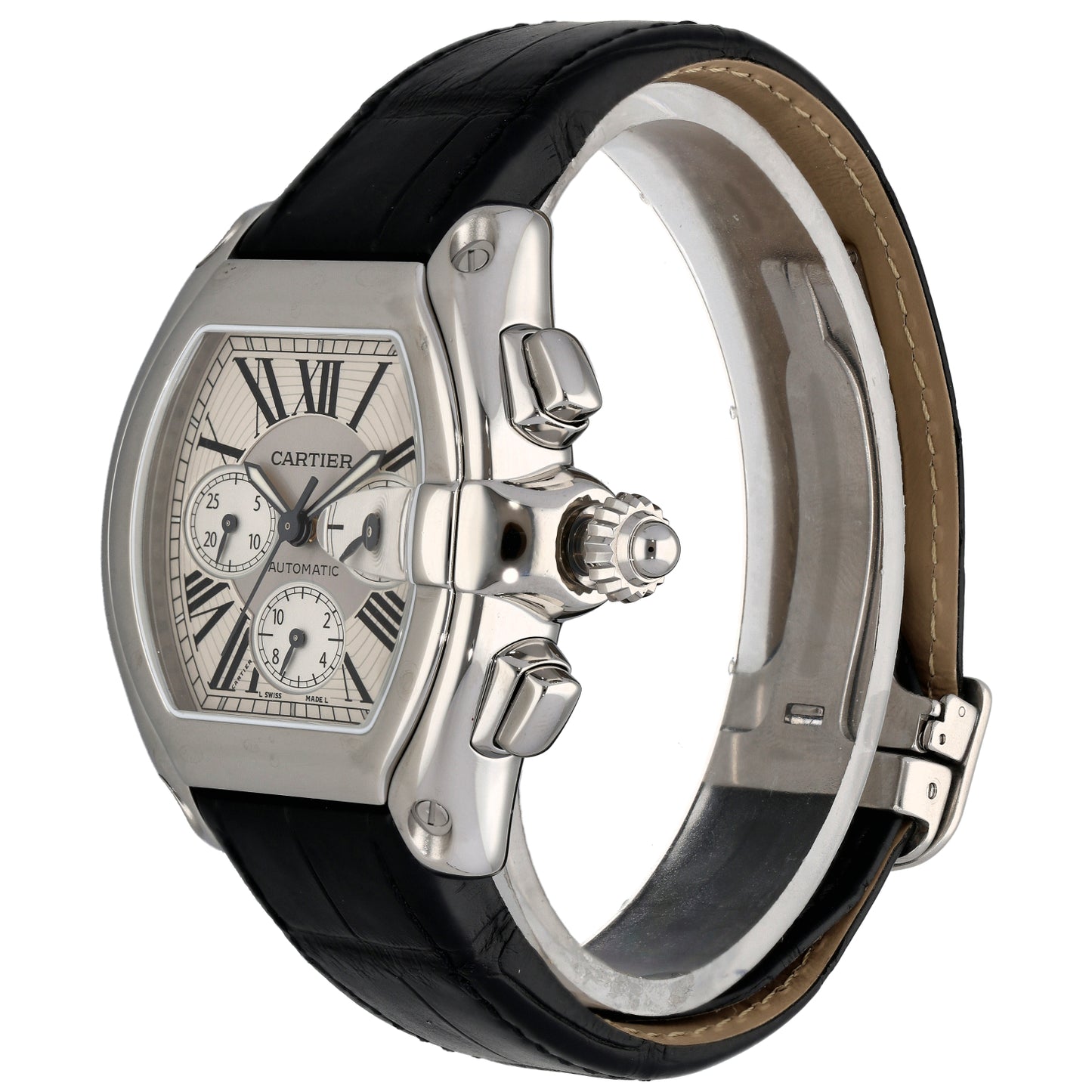 Cartier Roadster W62019X6 39mm Stainless Steel Watch