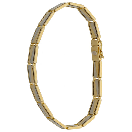 14ct Bicolour Gold Fancy Bracelet
