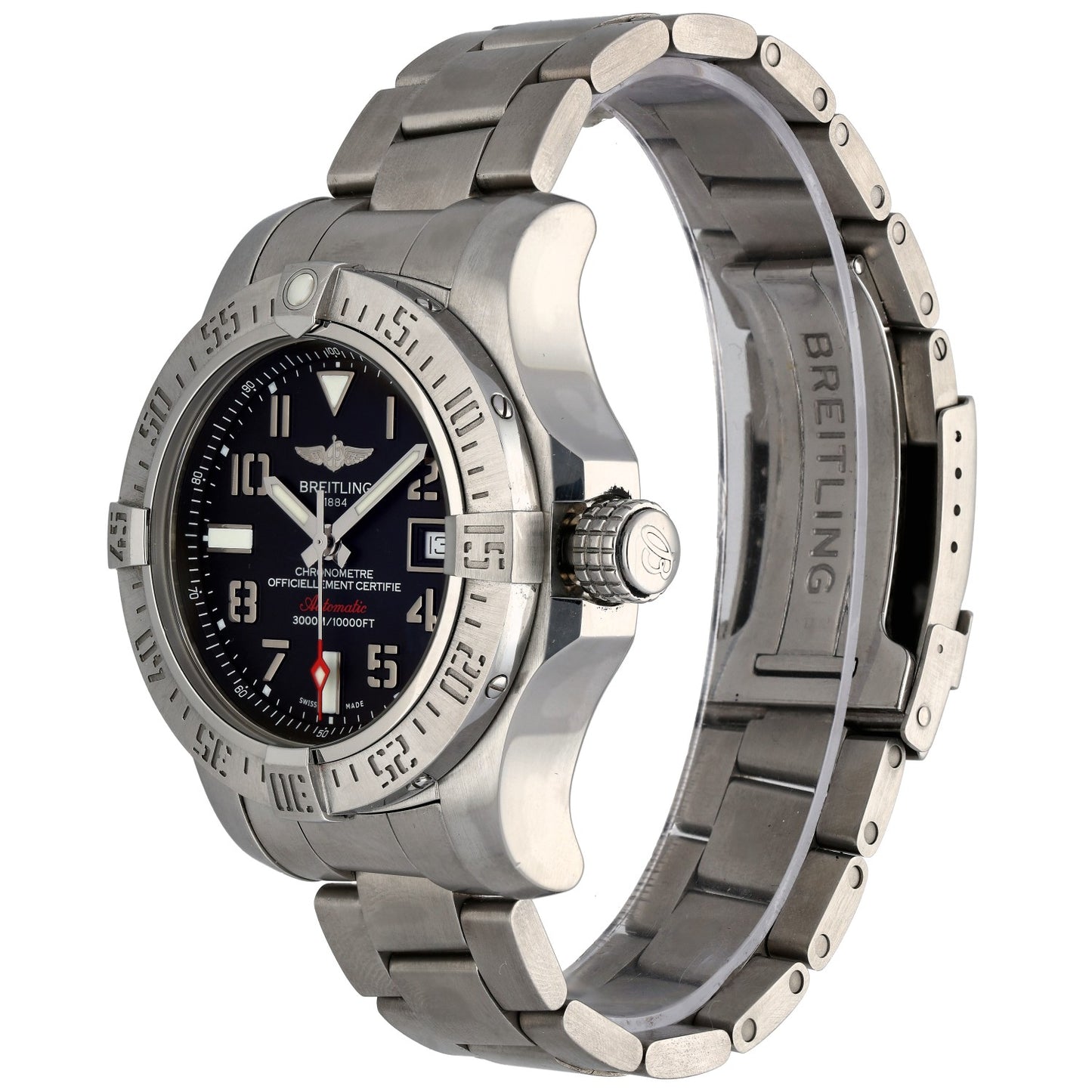Breitling Avenger II Seawolf A17331 45mm Stainless Steel Watch