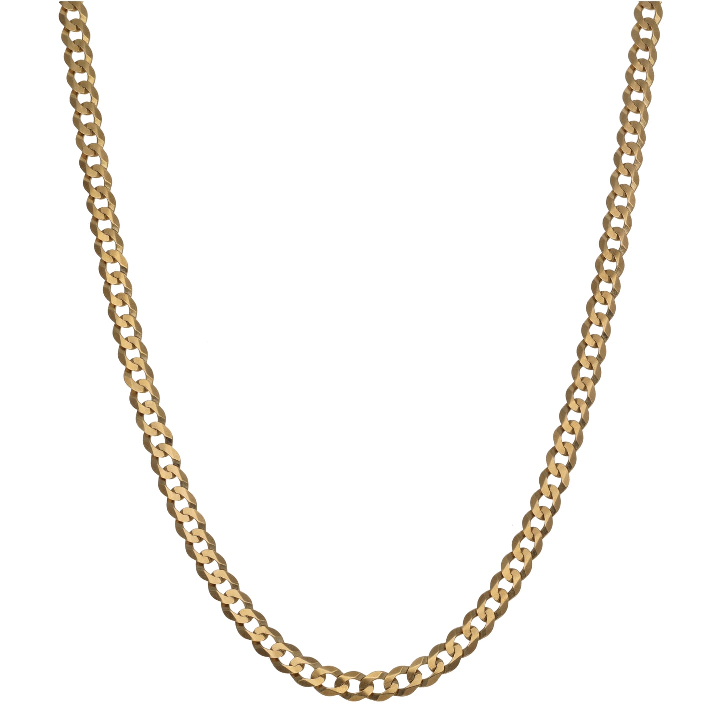 9ct Gold Curb Chain 30"