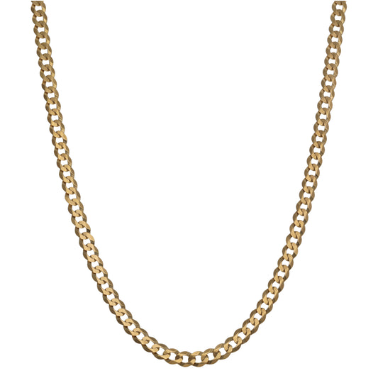 9ct Gold Curb Chain 30"