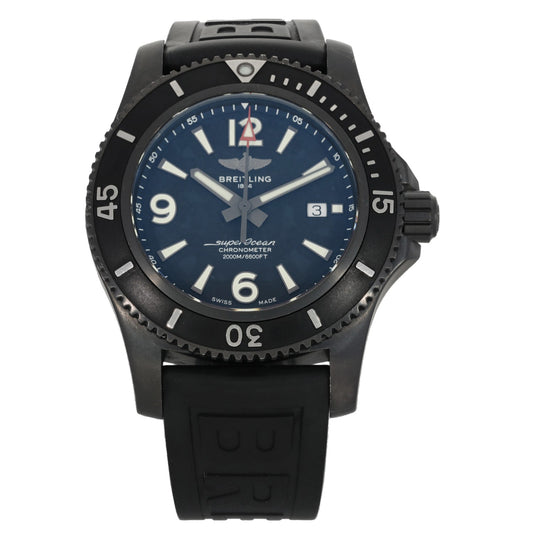 Breitling Superocean M17368 46mm DLC Stainless Steel Watch