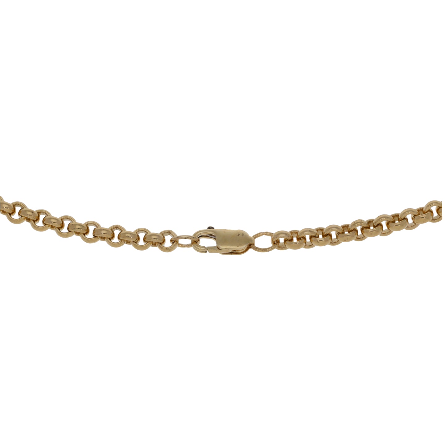 9ct Gold Belcher Chain 22"