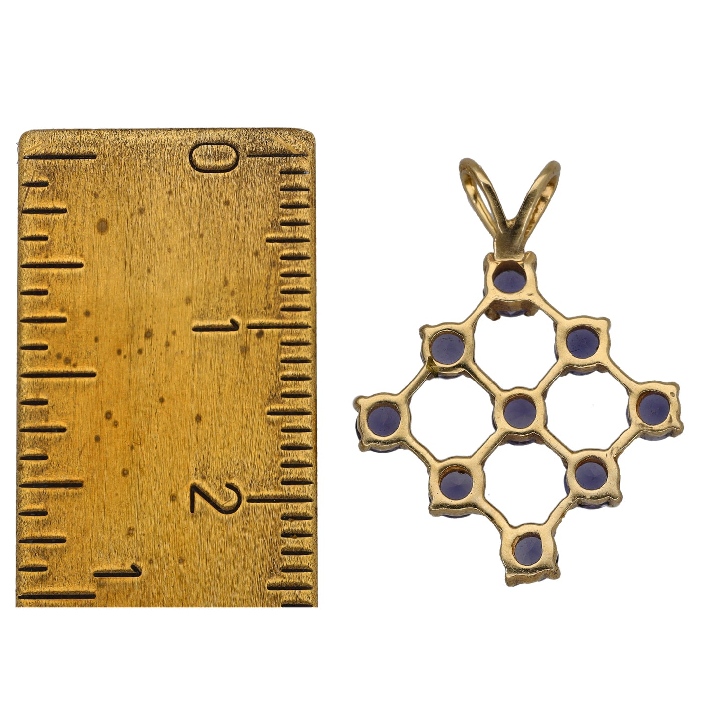9ct Gold Tanzanite Dress/Cocktail Pendant