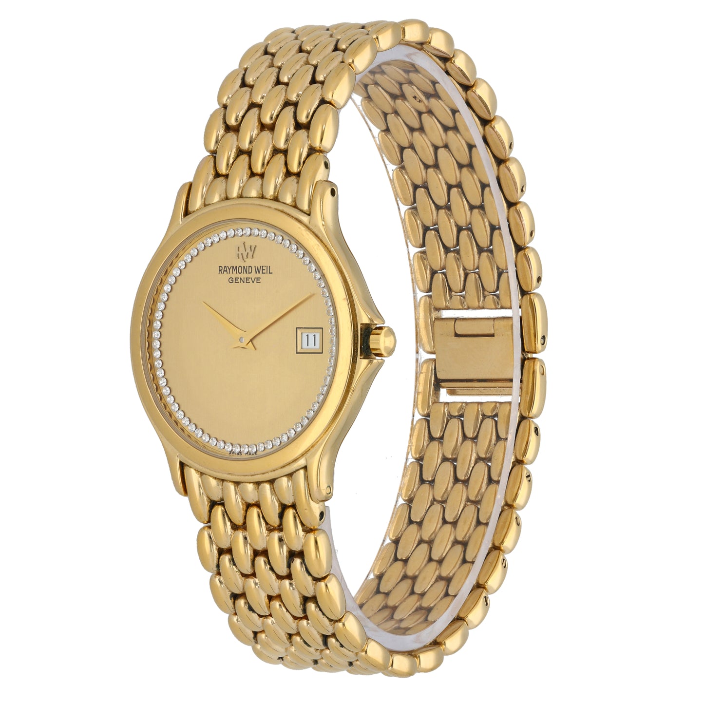 Raymond Weil Chorus 5568 34mm Gold Plated Watch