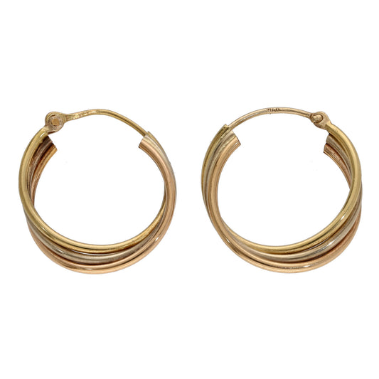 9ct Gold Hoop Earrings