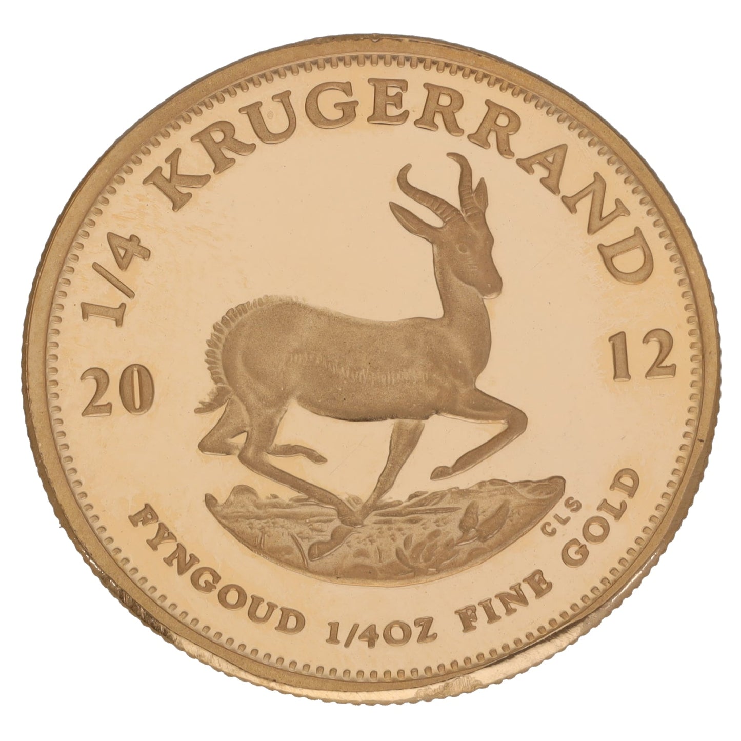 22ct Gold 1/4 OZ Krugerrand Coin 2012