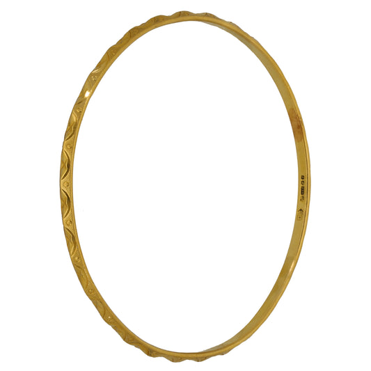22ct Gold Bangle