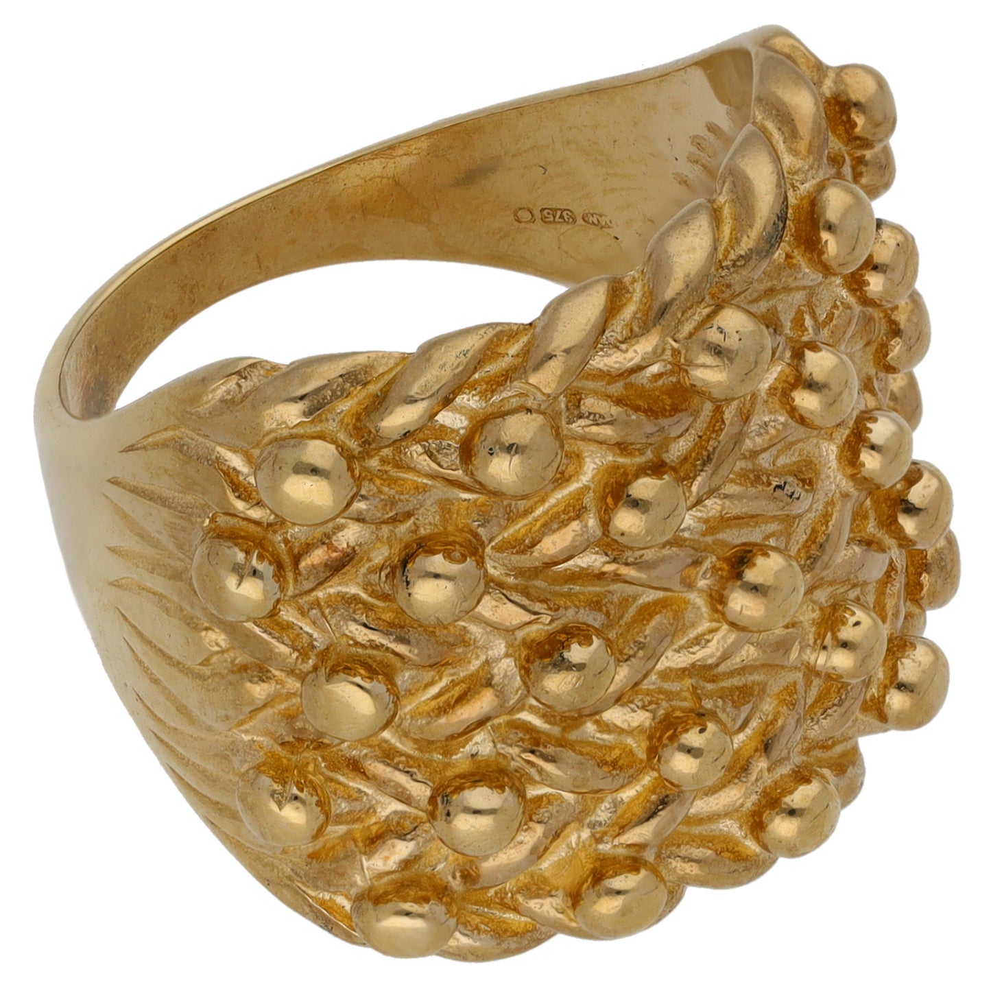 9ct Gold Keeper Ring Size S