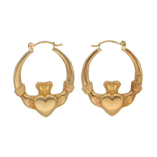 9ct Gold Creole Earrings
