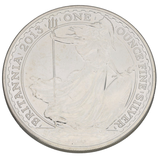 Fine Silver Queen Elizabeth II 1 OZ Britannia Coin 2013