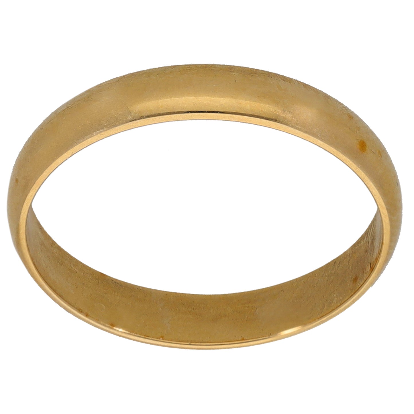 9ct Gold Plain Wedding Ring Size R