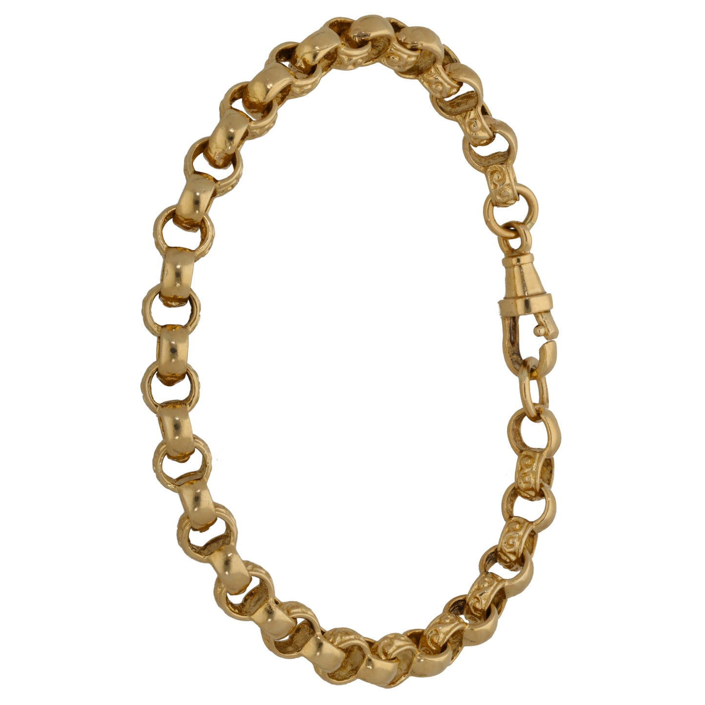 9ct Gold Belcher Bracelet