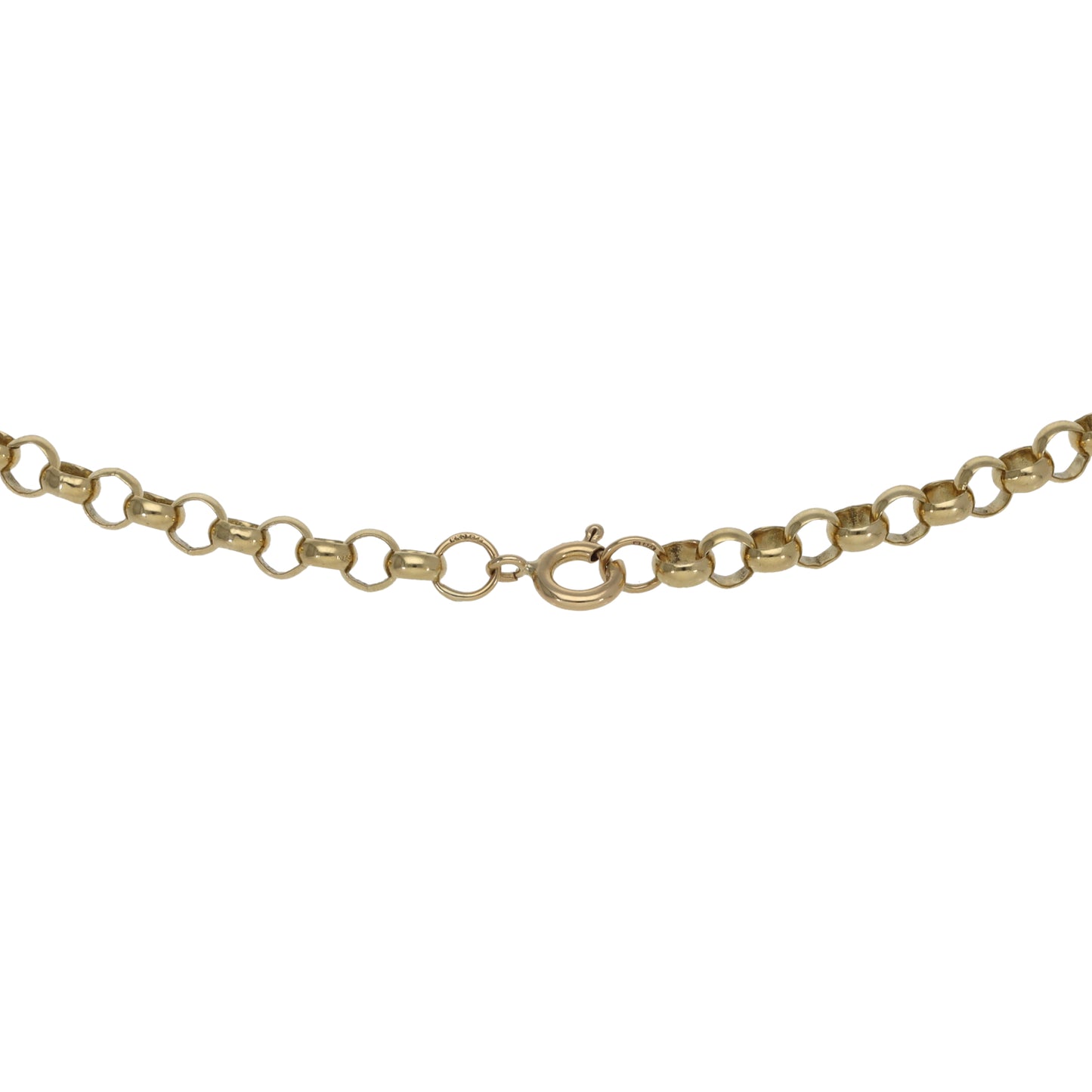 9ct Gold Belcher Chain 22"
