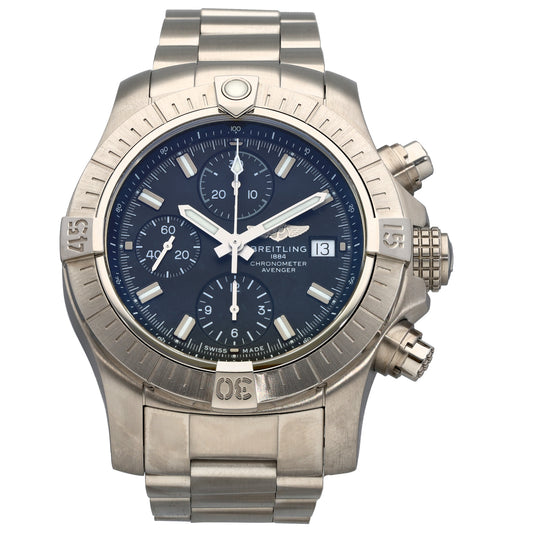 Breitling Chrono Avenger A13385 43mm Stainless Steel Watch