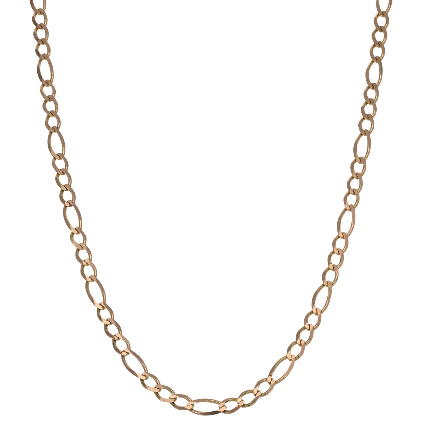 9ct Gold Figaro Chain 24"