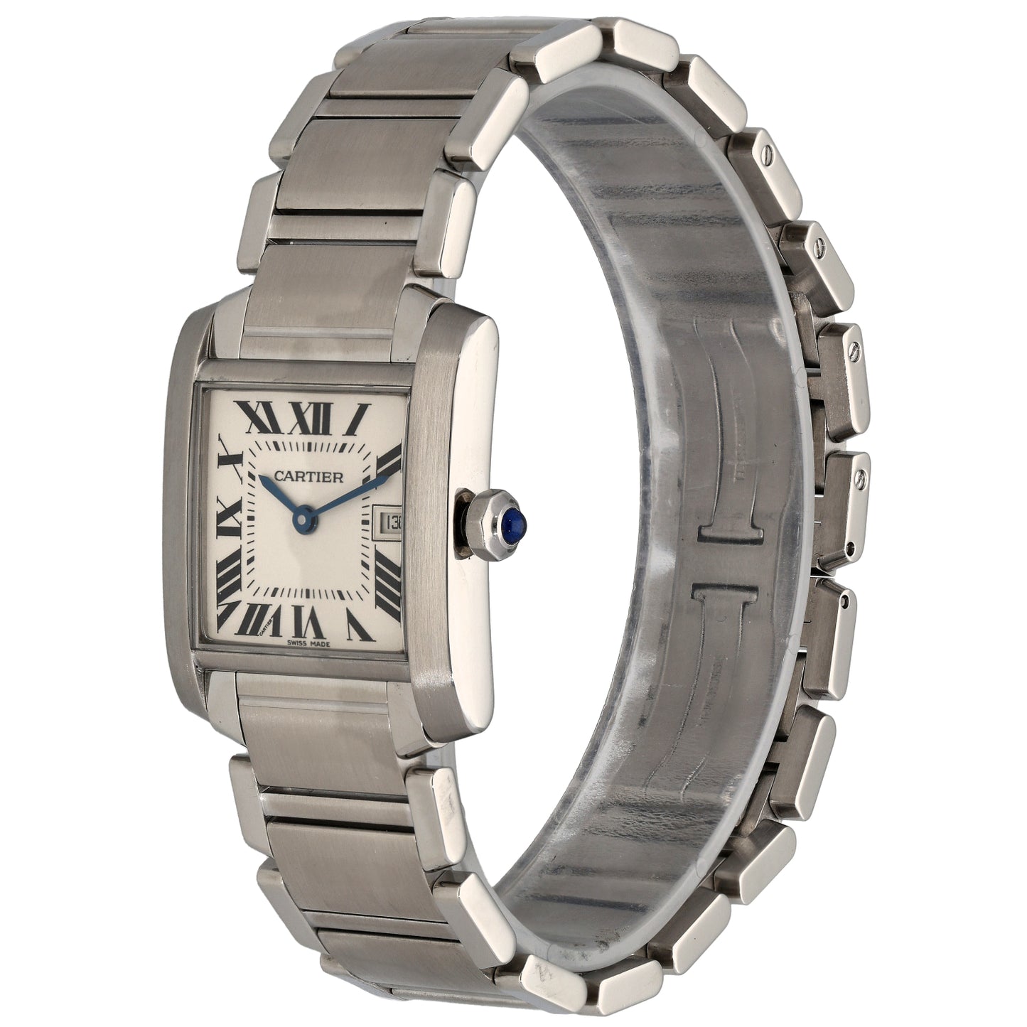 Cartier Tank Francaise 2465 25mm Stainless Steel Watch