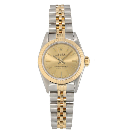 Rolex Oyster Perpetual 67193 26mm Bi-Colour Watch