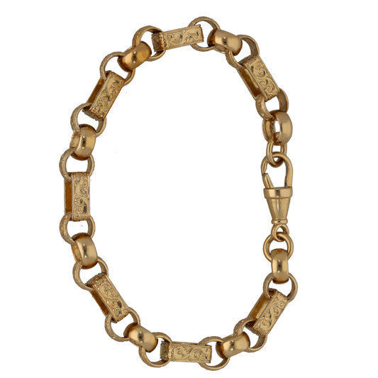 9ct Gold Belcher Bracelet
