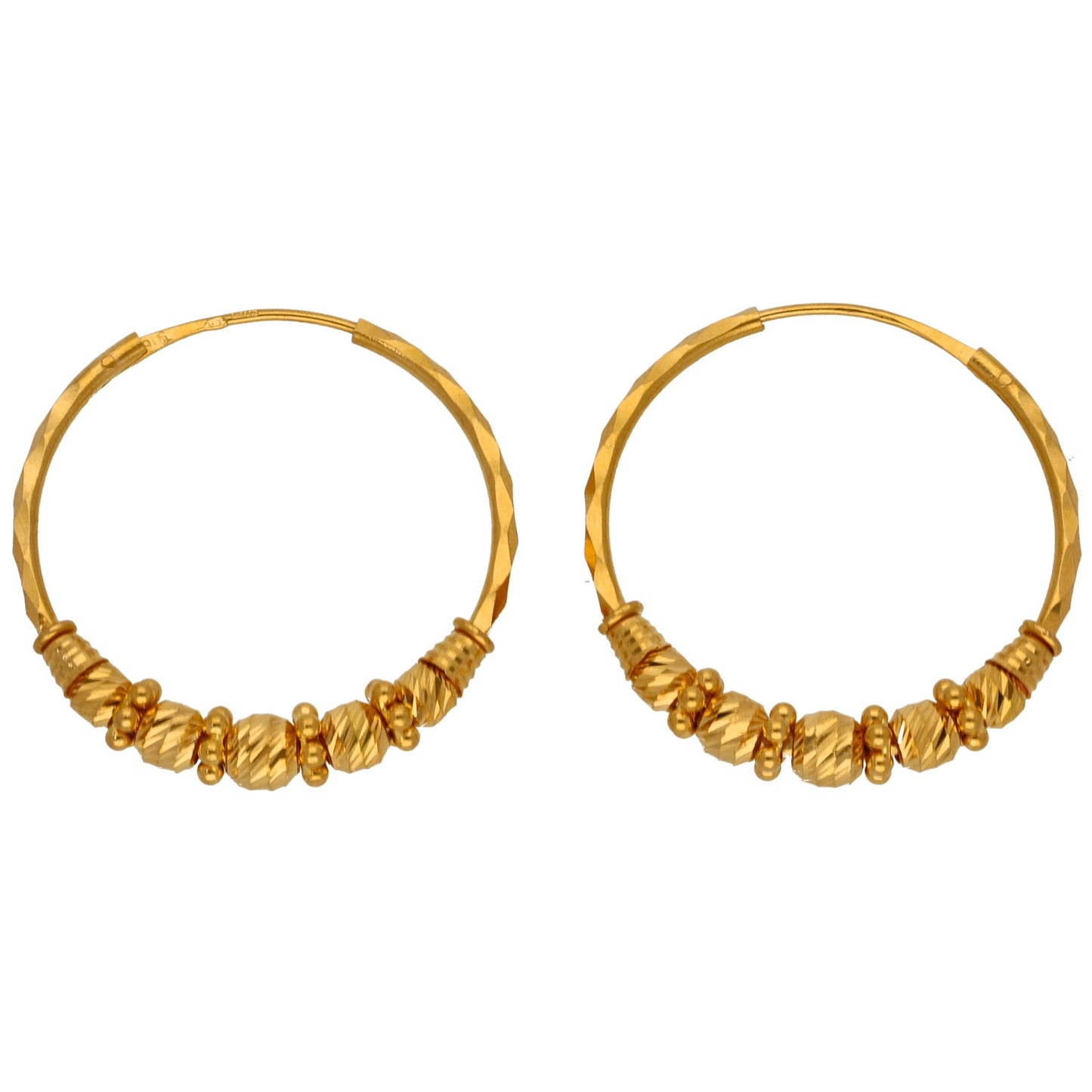22ct Gold Hoop Earrings