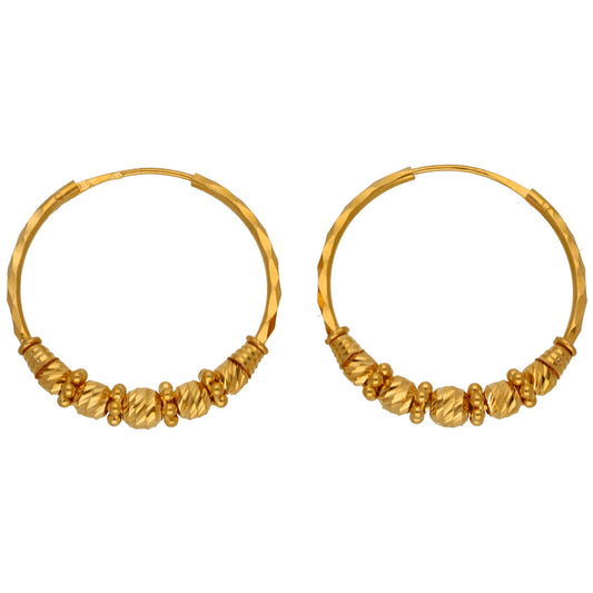 22ct Gold Hoop Earrings
