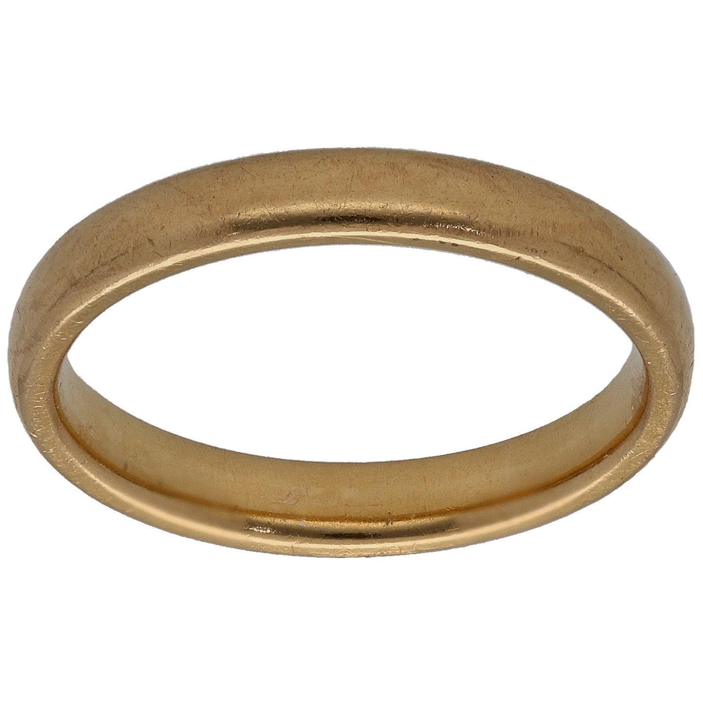 22ct Gold Plain Wedding Ring Size K