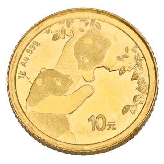 24ct Gold Chinese Panda 1g Coin 2023