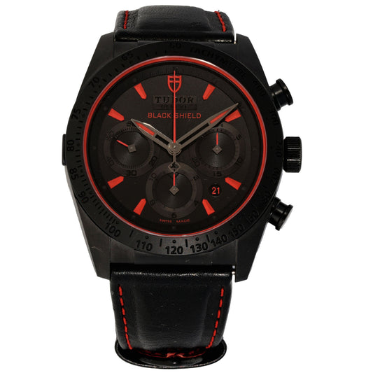 Tudor Fastrider Black Shield 42000C 42mm Ceramic Watch