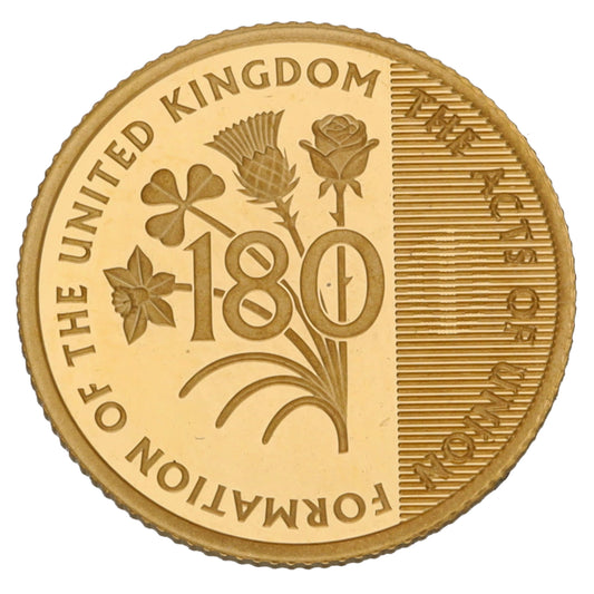 22ct Gold The Acts Of Union Formation Of The UK Eighth Sovereign Coin 2025