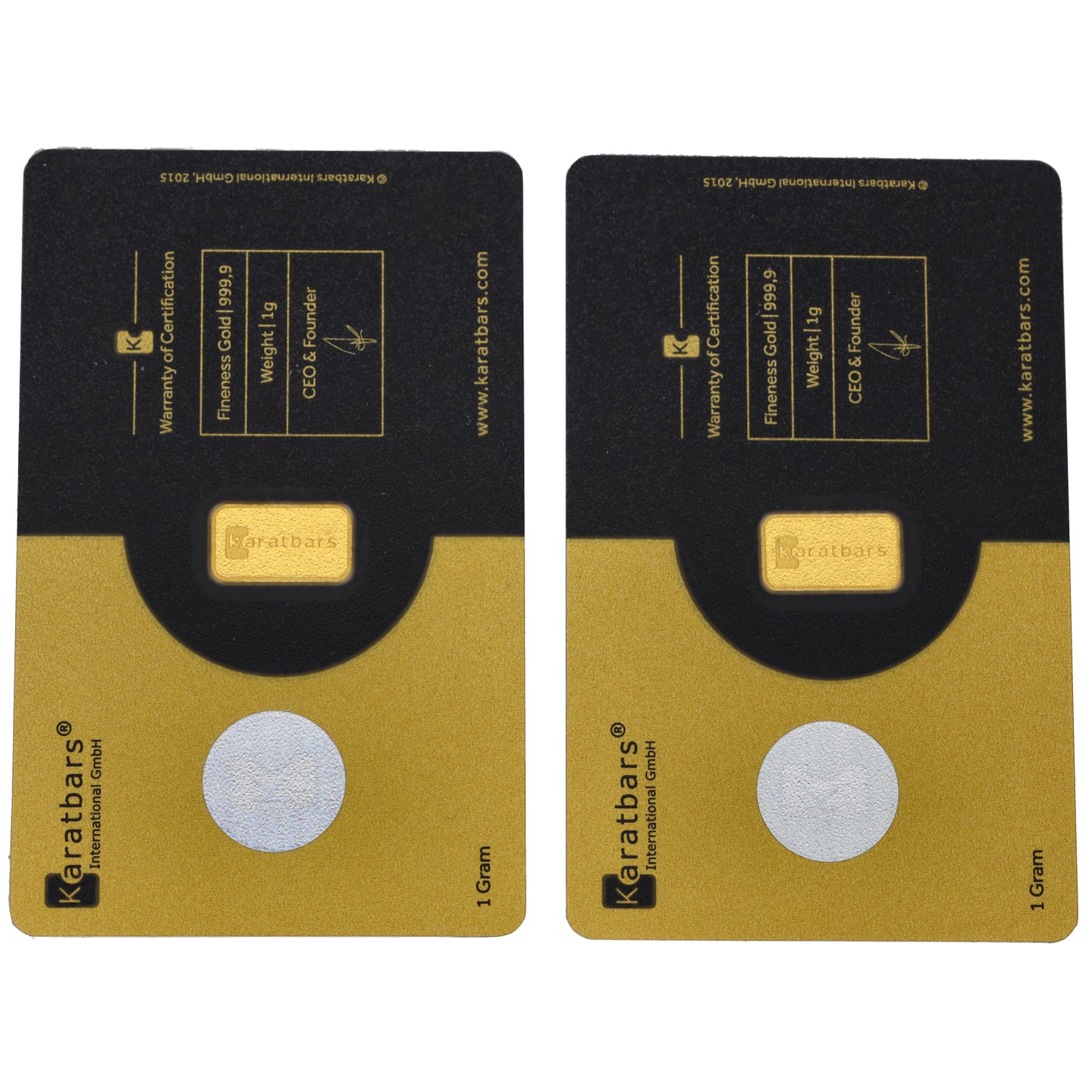 24ct 1g Gold Coin x6