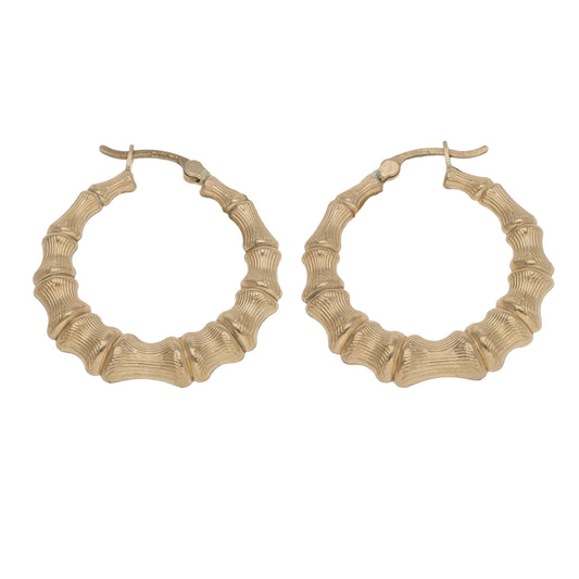9ct Gold Creole Earrings