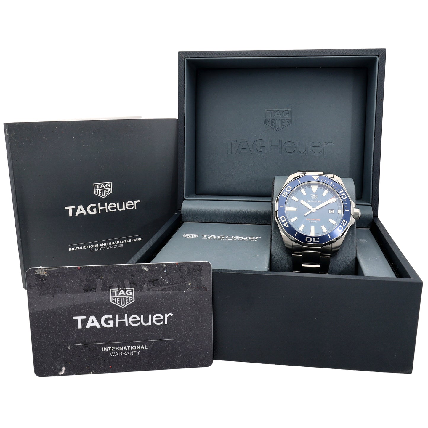 Tag Heuer Aquaracer WAY101C 43mm Stainless Steel Watch
