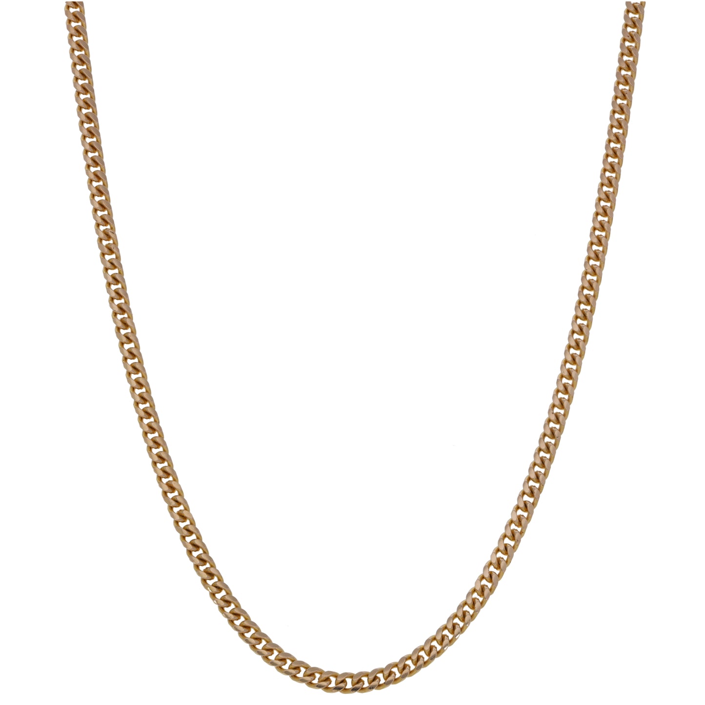 9ct Gold Curb Chain 16"