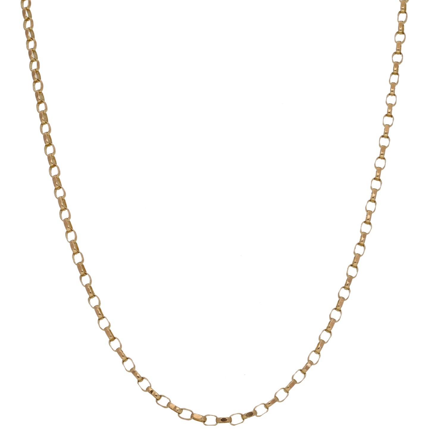 9ct Gold Belcher Chain 22"