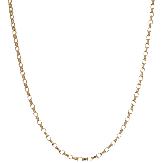9ct Gold Belcher Chain 22"