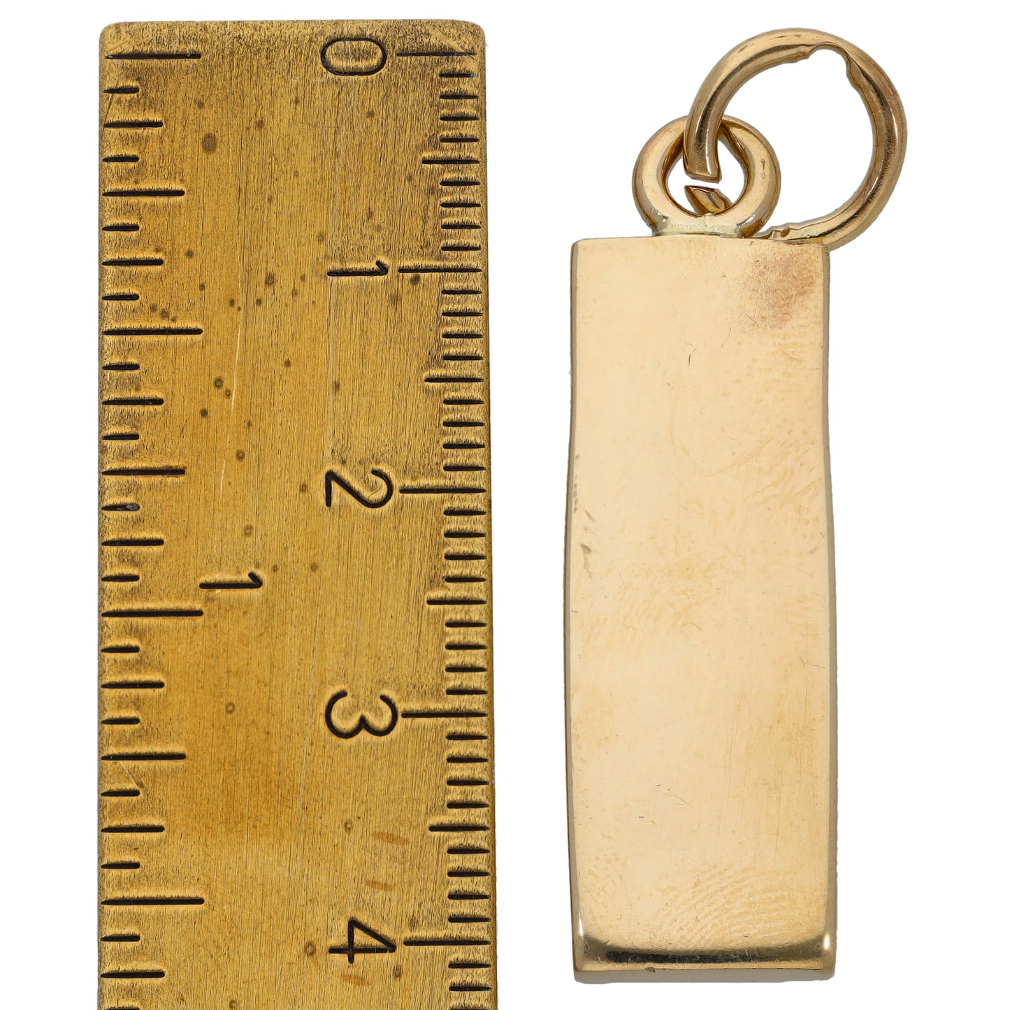 9ct Gold Ingot Pendant