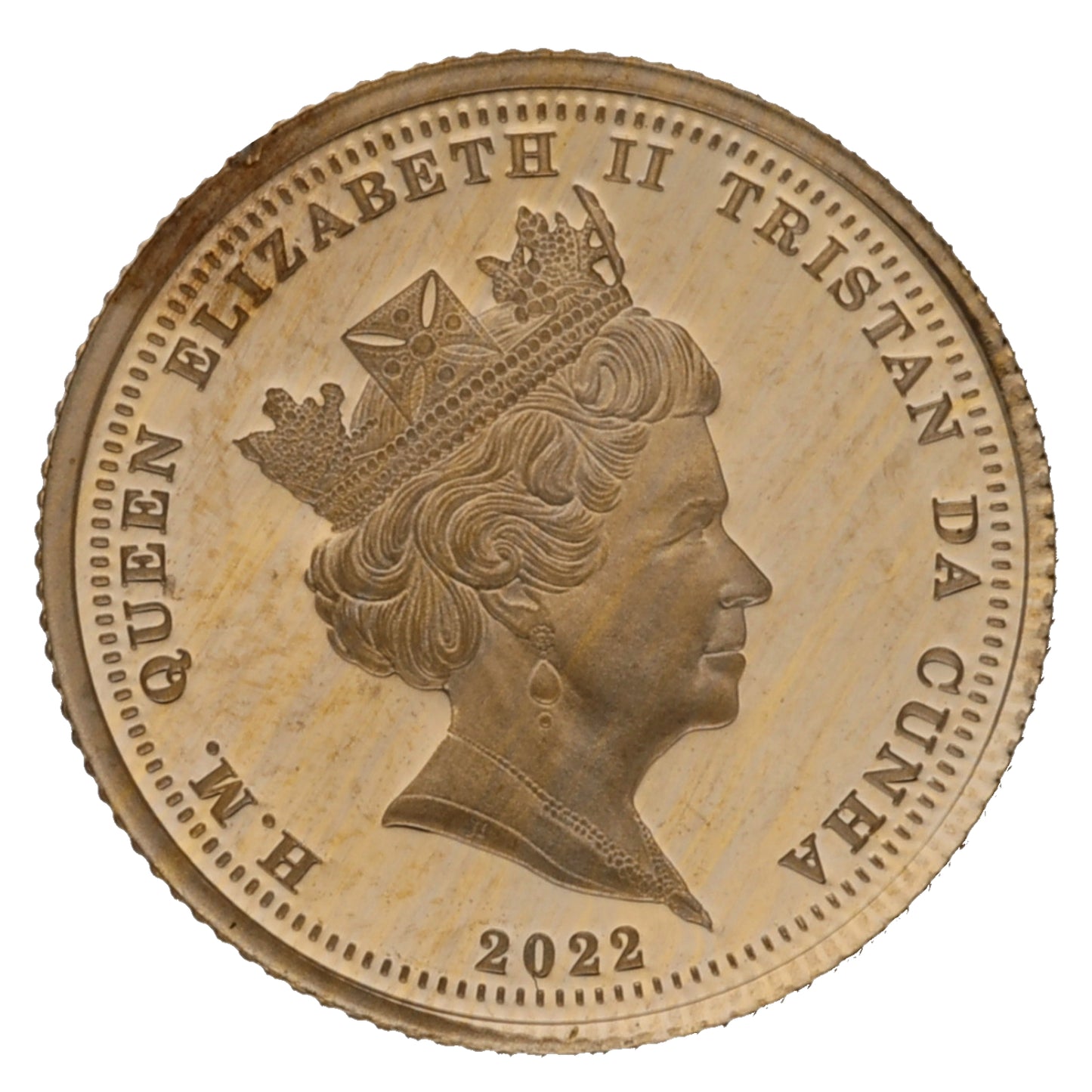 22ct Gold Platinum Jubilee Monarch Quarter Sovereign Coin 2022