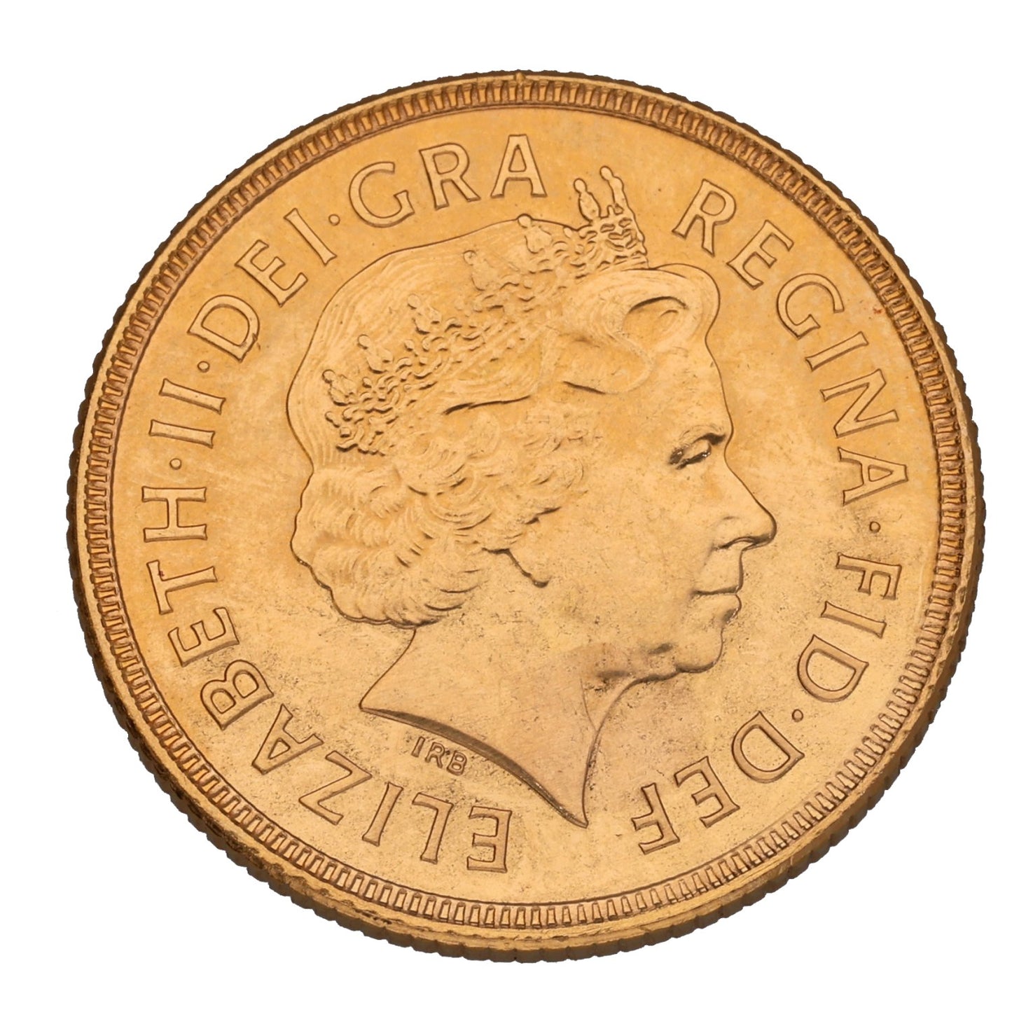 22ct Gold Queen Elizabeth II Full Sovereign Coin 2002