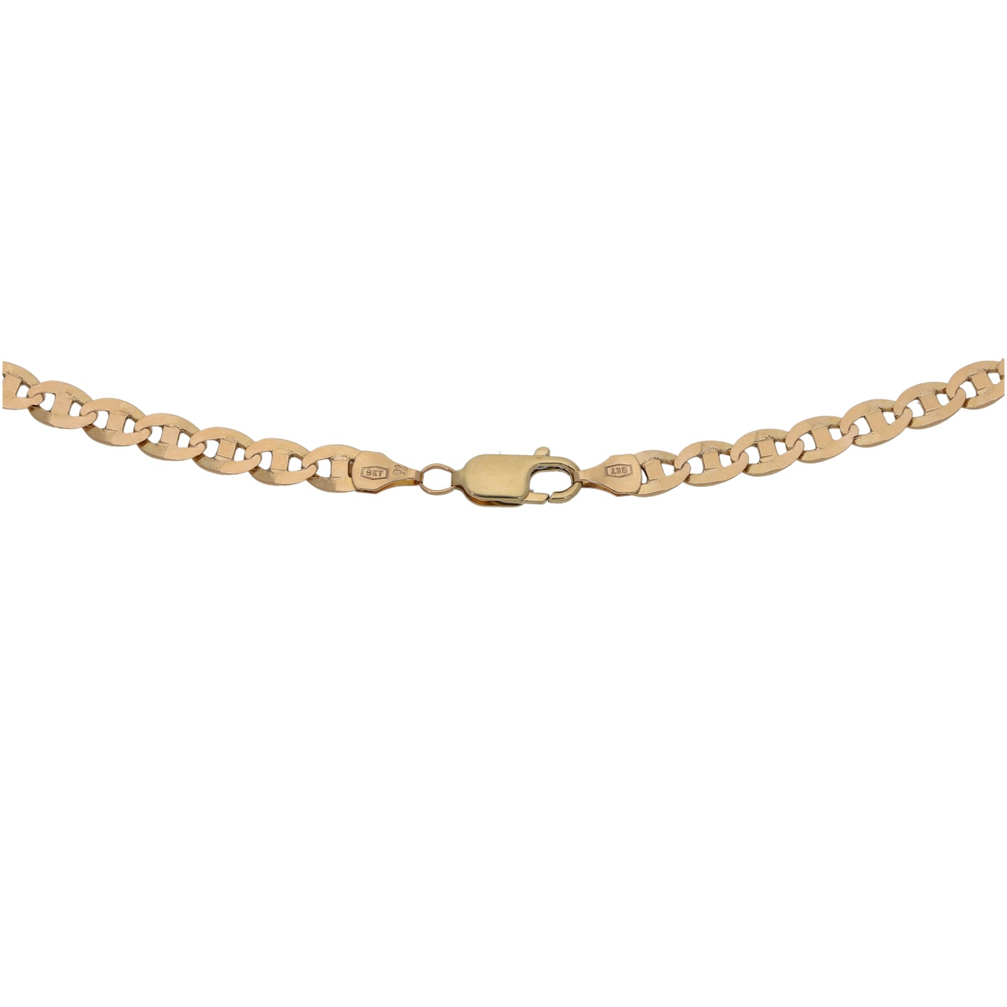 9ct Gold Anchor Chain 18"
