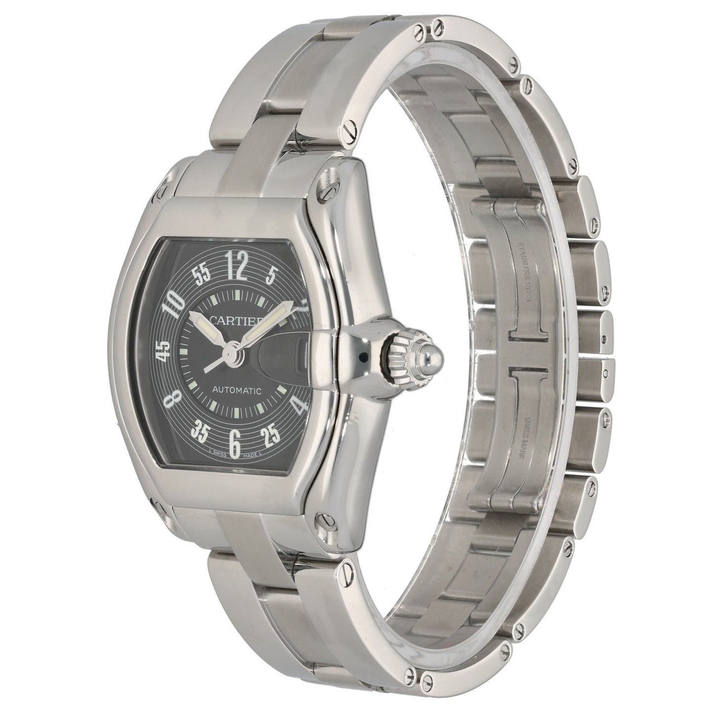 Cartier Roadster W62004V3 38mm Stainless Steel Watch