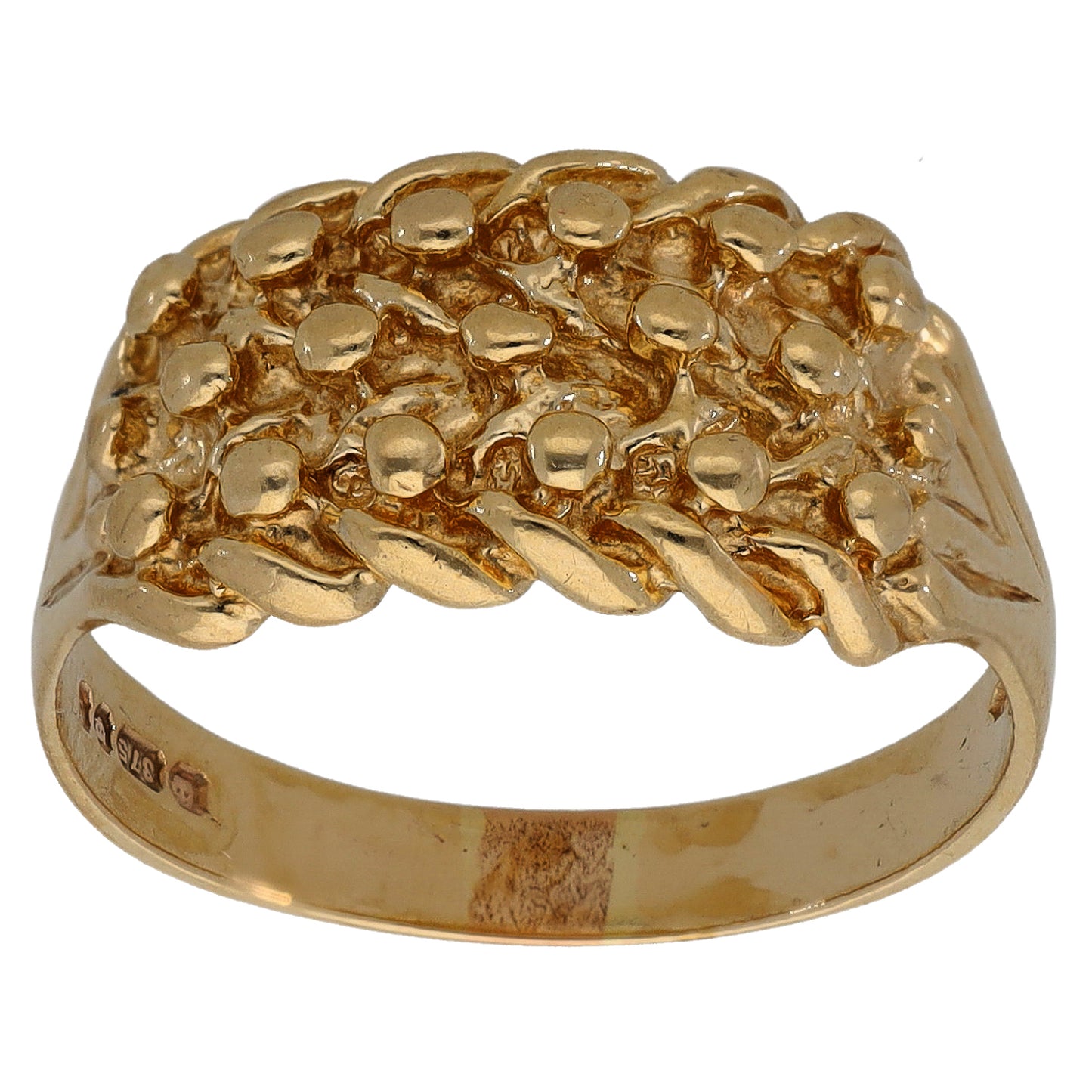 9ct Gold Keeper Ring Size S