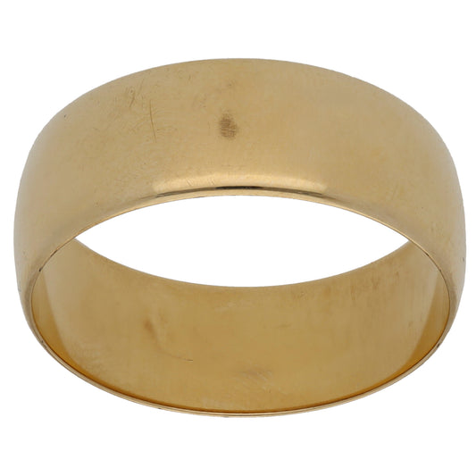 9ct Gold Plain Wedding Ring Size Y