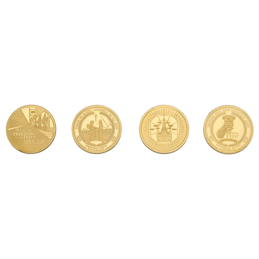 22ct Gold Limited Edition WW1 Sovereign Coin Set
