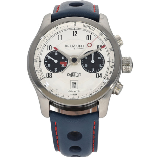 Bremont Jaguar Mk II J-MKII-WH-R-S 42mm Stainless Steel Watch