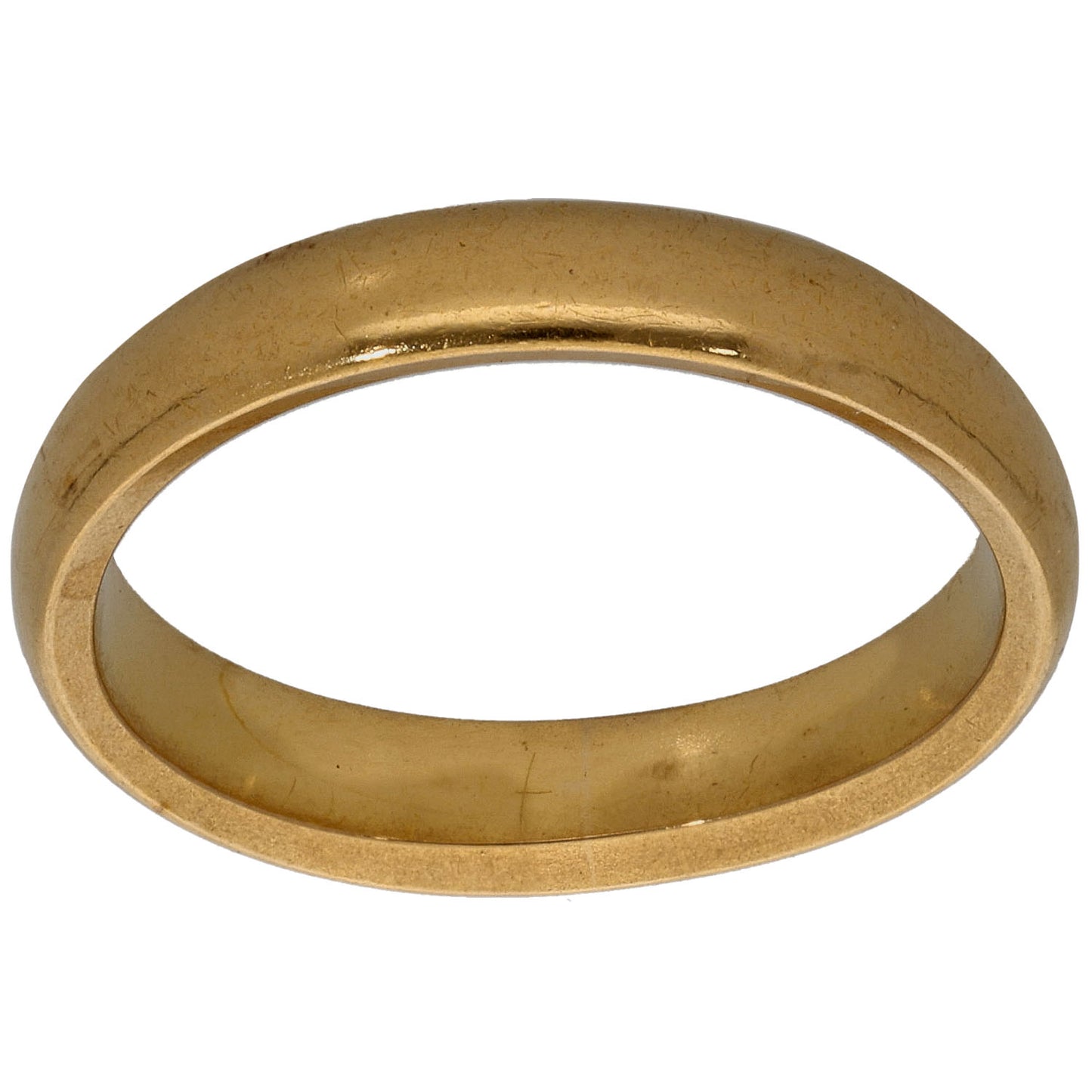 22ct Gold Plain Wedding Ring Size P
